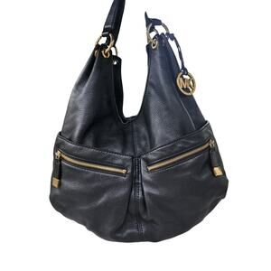 Michael Kors Layton Leather Large Hobo Bag